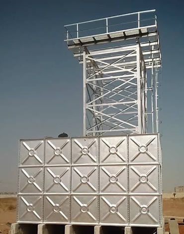 Supply of Galvanized Steel Tank in Lagos